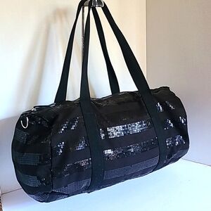 Massimo Supply Co. Sequin and Canvas duffle bag